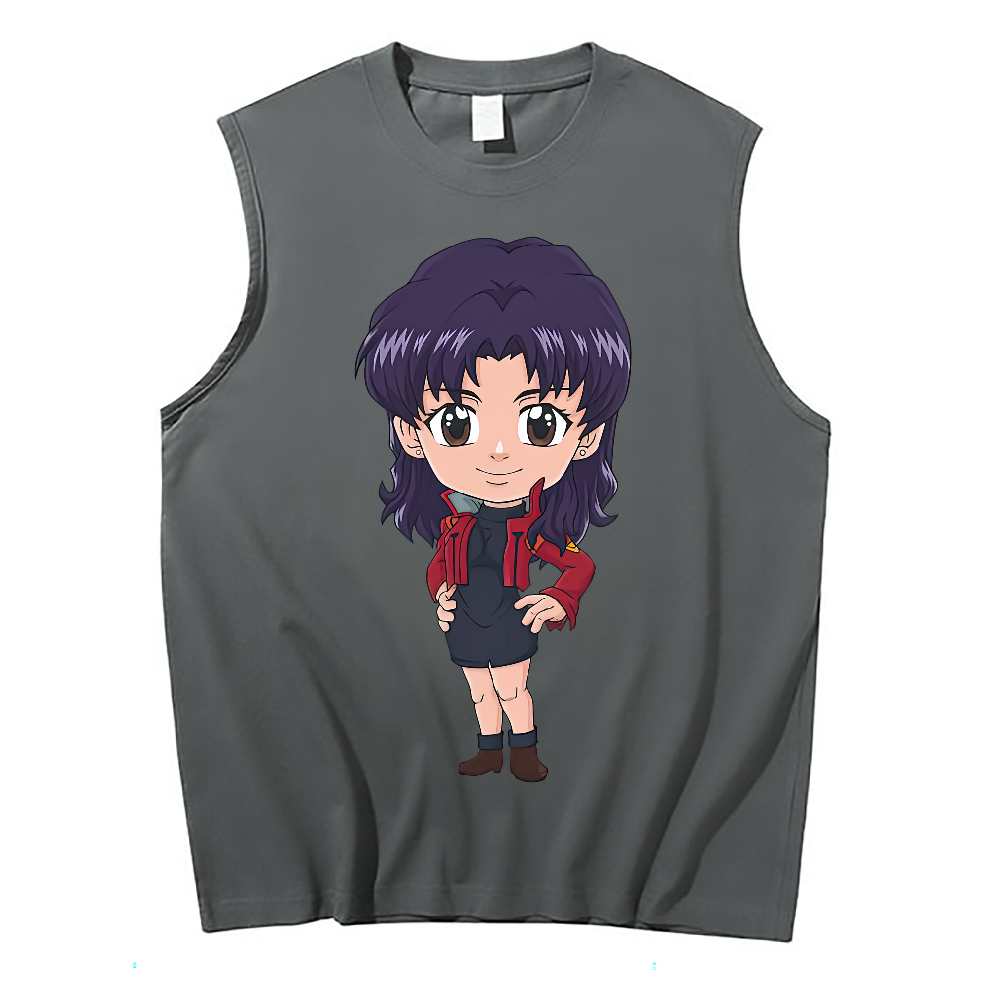 （画像用） EVA 新世紀エヴァンゲリオン コットン100％タンクトップ（フロントプリント）